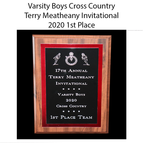 Varsity Boys Cross Country Terry Meatheany Invitational 2020 1st Place 